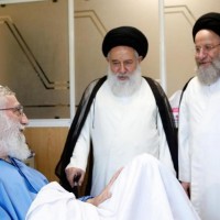 عيادة العلماء والشخصيات للإمام الخامنئي حفظه الله في المستشفى